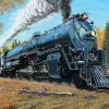 Cobble Hill Le train Santa Fé 3751 - puzzle de 1000 pièces