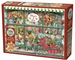 Cobble Hill Magasin de fleurs et de cactus - puzzle de 275 pièces XXL