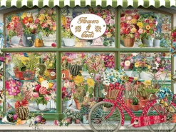 Cobble Hill Magasin de fleurs et de cactus - puzzle de 275 pièces XXL