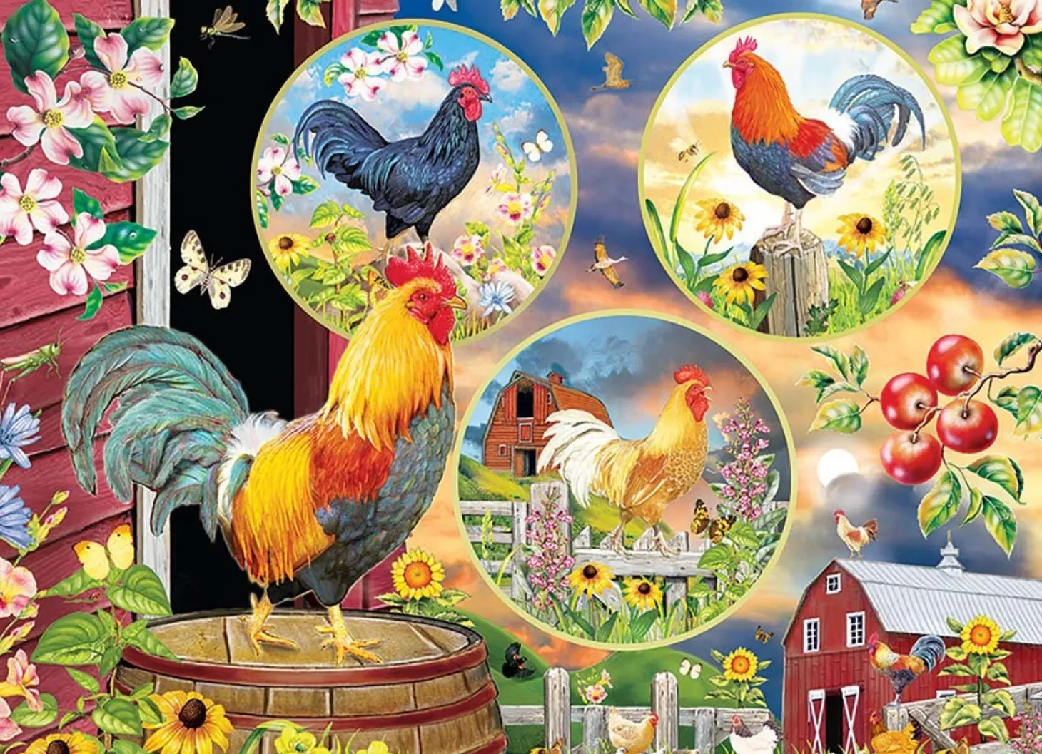 Cobble Hill Magie du Coq - puzzle de 500 pièces XL