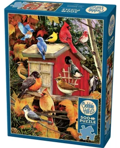 Cobble Hill Maison d'oiseau d'automne - puzzle de 500 pièces XL