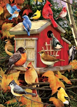 Cobble Hill Maison d'oiseau d'automne - puzzle de 500 pièces XL