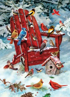 Cobble Hill Oiseaux dans la neige - 1000 pièces