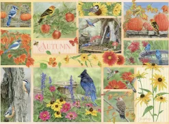 Cobble Hill Oiseaux de jardin au Automne - puzzle de 500 pièces XL