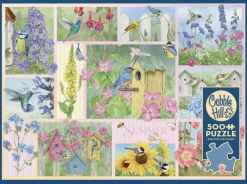 Cobble Hill Oiseaux de jardin au été - puzzle de 500 pièces XL