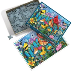 Cobble Hill Oiseaux sur la clôture - puzzle de 500 pièces XL