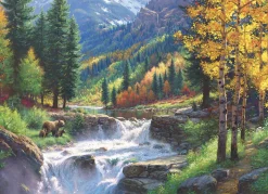 Cobble Hill Ours à la cascade - puzzle de 500 pièces XL