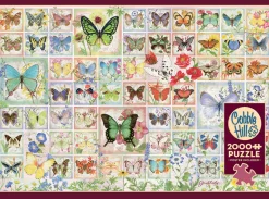 Cobble Hill Papillons et fleurs - puzzle de 2000 pièces