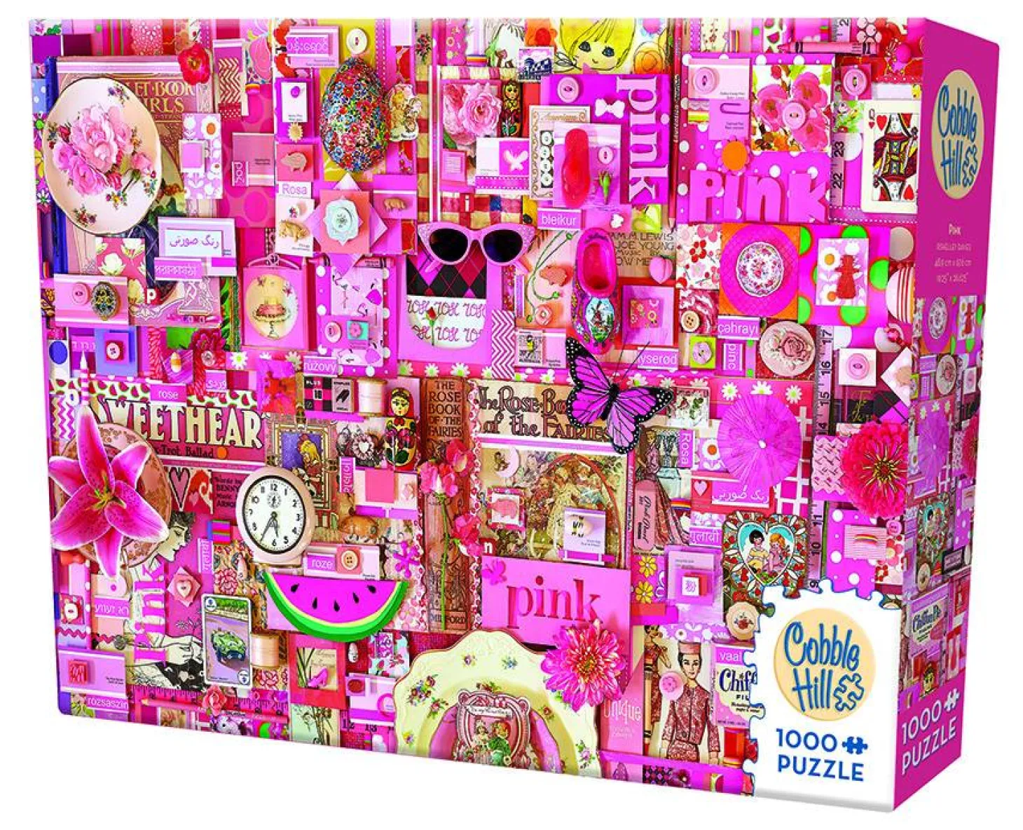 Cobble Hill Roze - puzzle de 1000 pièces