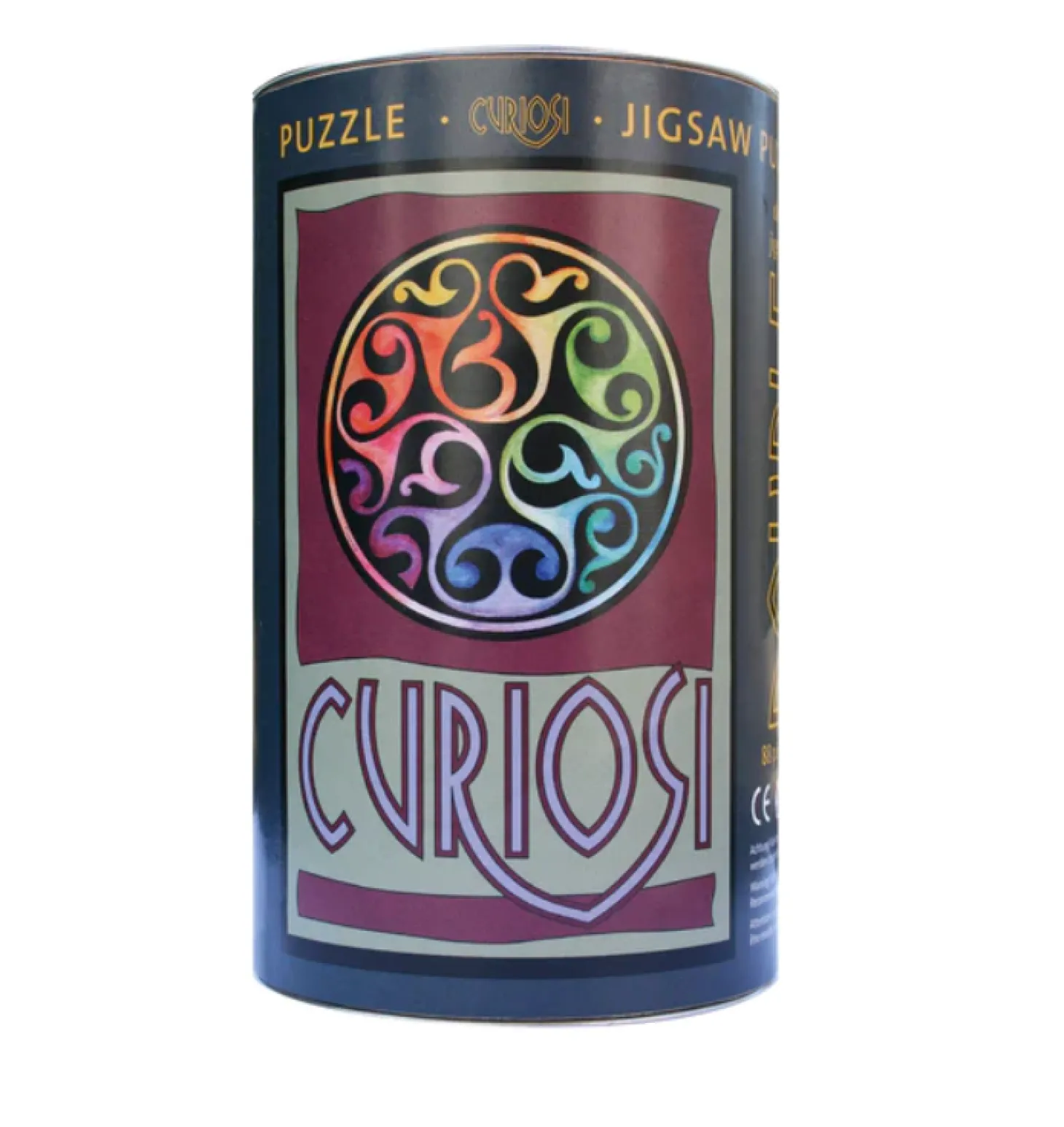 Curiosi Bourgeons - Puzzle Ronde Recto-Verso en Bois - 88 pièces