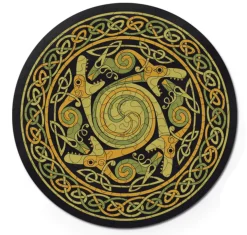 Curiosi Dragon - Puzzle Ronde Recto-Verso en Bois - 88 pièces