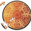 Curiosi Feu - Puzzle Ronde Recto-Verso en Bois - 88 pièces