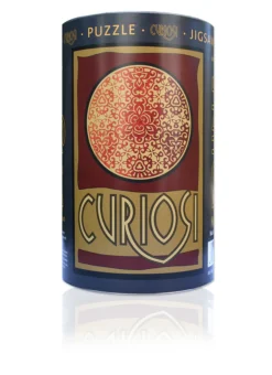 Curiosi Feu - Puzzle Ronde Recto-Verso en Bois - 88 pièces