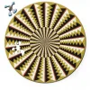 Curiosi Puzzle Double Karussell - Puzzle Ronde Recto-Verso en Bois - 88 pièces