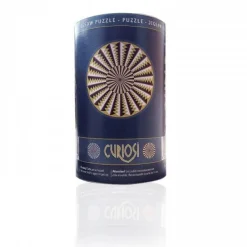 Curiosi Puzzle Double Karussell - Puzzle Ronde Recto-Verso en Bois - 88 pièces