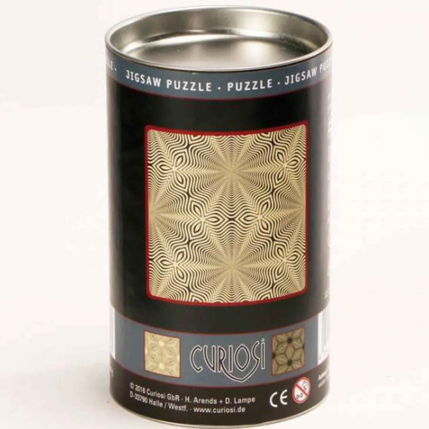Curiosi Puzzle Double Q-Flower - Puzzle Recto-Verso en Bois - 123 pièces