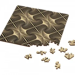 Curiosi Puzzle Double Q-Glitter - Puzzle Recto-Verso en Bois - 123 pièces