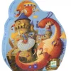 Djeco Chevalier et le dragon - casse-tête de 54 pièces