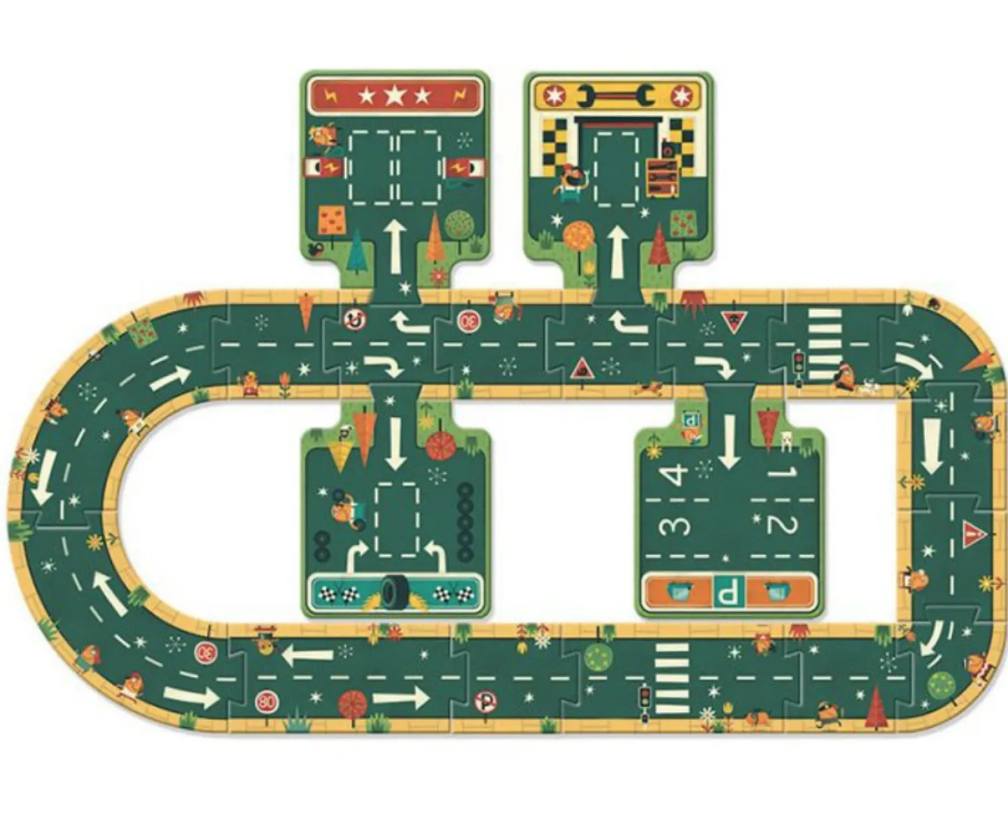 Djeco Construisez votre route - 21 pièces