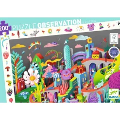 Djeco Crazy Town - Puzzle Observation de 200 pièces