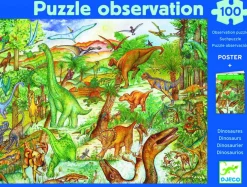 Djeco Dinosaures - puzzle de 100 pièces