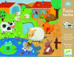 Djeco Feel Puzzle Ferme - 12 pièces