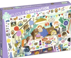 Djeco Fête d'anniversaire - Puzzle de Recherche - 54 pièces