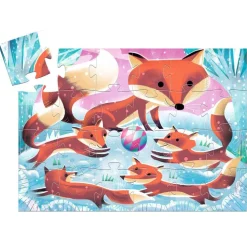 Djeco Ginger, Petit Renard - Puzzle Silhouette de 24 pièces