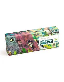 Djeco Hiboux et Oiseaux - puzzle de 1000 pièces - Panorama