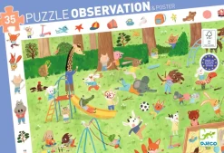 Djeco Jardin des petits amis - puzzle de 35 pièces