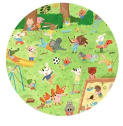 Djeco Jardin des petits amis - puzzle de 35 pièces