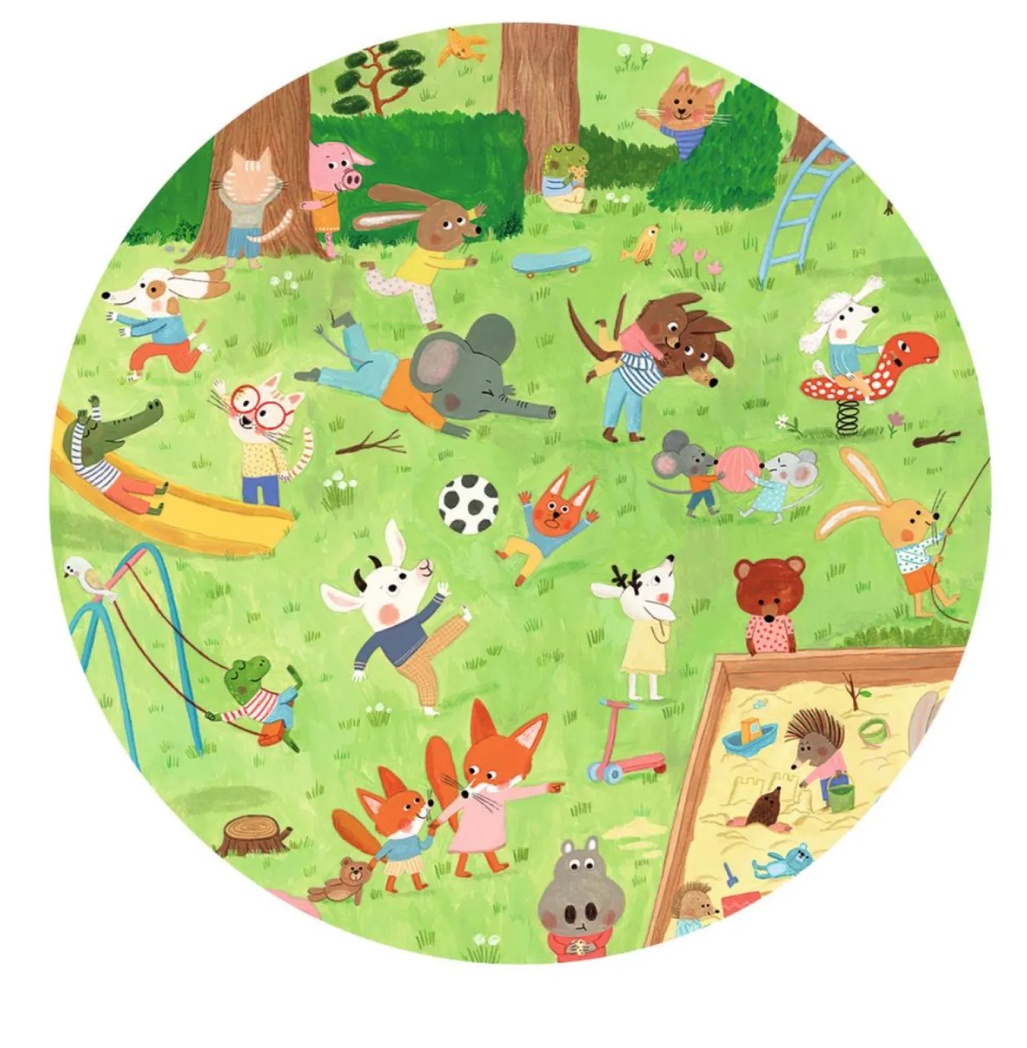 Djeco Jardin des petits amis - puzzle de 35 pièces