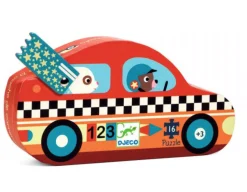 Djeco La voiture de course - 16 pièces