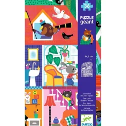 Djeco La Maison des P'tit Copains - Puzzle Géant de 36 pièces
