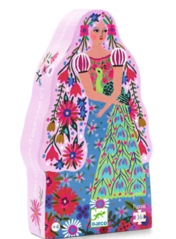 Djeco La princesse et le paon - puzzle de 36 pièces