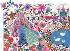 Djeco La princesse et le paon - puzzle de 36 pièces