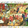Djeco L'agitation au centre équestre - puzzle de 200 pièces