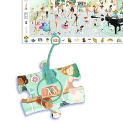Djeco L'école de danse - puzzle de 100 pièces