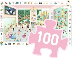 Djeco L'école de danse - puzzle de 100 pièces