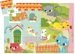 Djeco Le chat et ses amis - 24 pièces