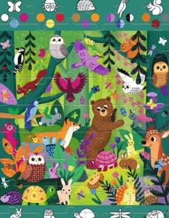 Djeco Le fôrêt - puzzle géant - 54 pièces