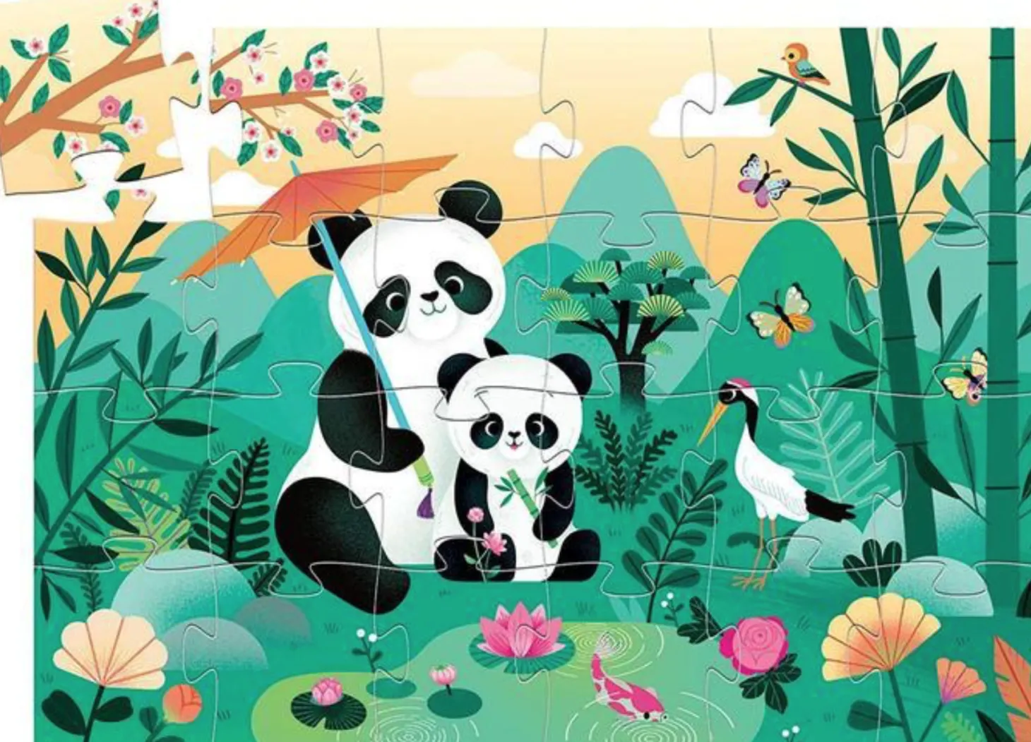 Djeco Leo le Panda - 24 pièces