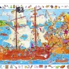Djeco Les pirates attaquent - casse-tête de 100 pièces