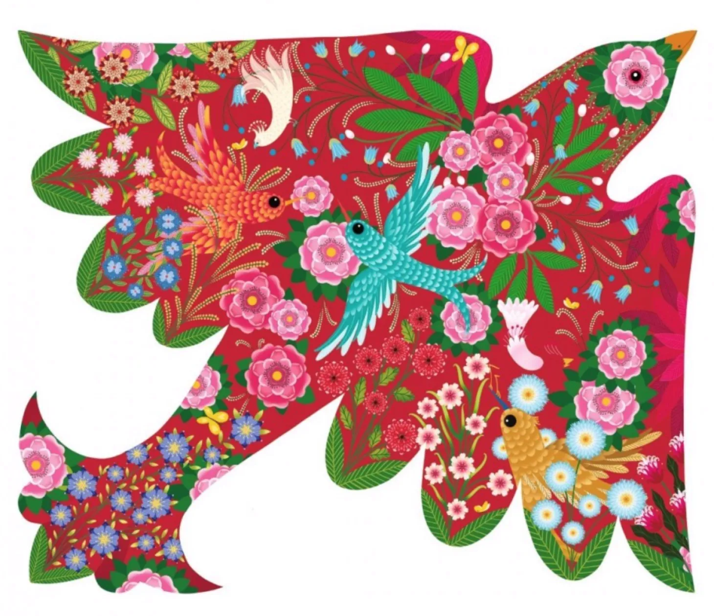 Djeco L'oiseau - puzzle de 500 pièces