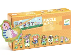 Djeco Petits et grands à la ferme - 8 puzzles de 2 pièces
