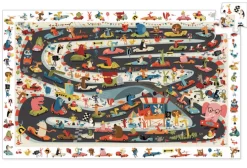 Djeco Puzzle de Recherche - Car rally - 54 pièces