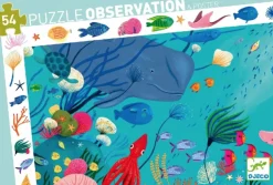Djeco Puzzle de Recherche - dans l'océan - 54 pièces