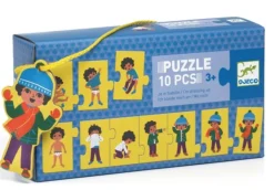 Djeco Puzzle trio - Je m'habille - 10 pièces