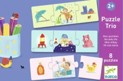 Djeco Puzzle trio - Ma vie quotidienne - 24 pièces
