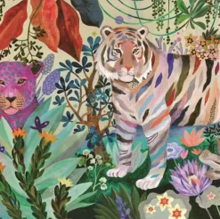 Djeco Tigres arc-en-ciel - puzzle de 1000 pièces